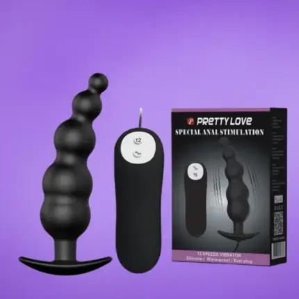 Pretty Love -Távirányítós göbös anál stimulátor