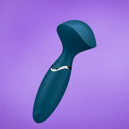 Satisfyer Mini Wand-Er - Akkus masszírozó (kék)