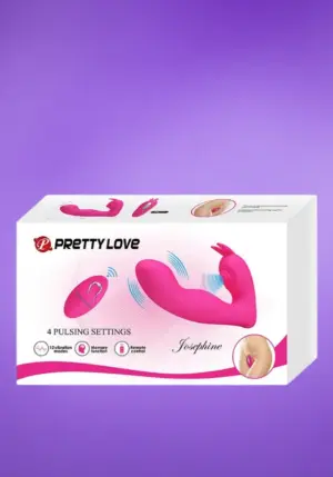 Pretty Love Josephine - Akkus,távirányítós tartópánt nélküli dildó