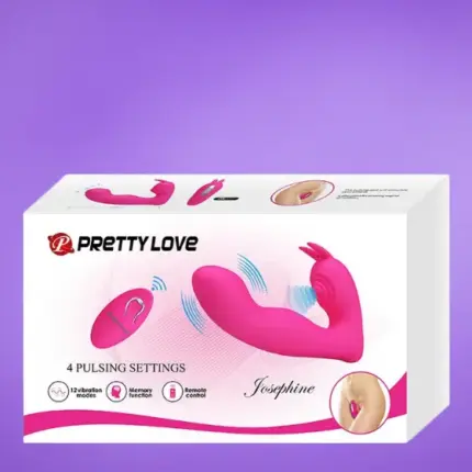 Pretty Love Josephine - Akkus,távirányítós tartópánt nélküli dildó