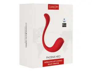 Svakom Phoenix Neo - Okos, vibrációs tojás (piros) - Image 5