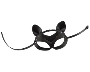 Bad Kitty - Műbőr, strasszos cicamaszk (fekete) - Image 6