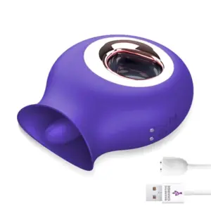 Action No.TwentyFive - Akkus oriális csiklóizgató (lila) - Image 4