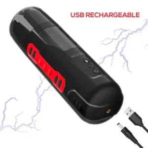 Intoyou Pyro - Akkus forgó-toló masztubátor,nyögő funkcióval - Image 6