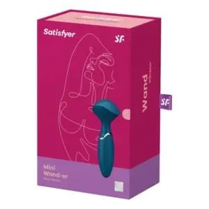 Satisfyer Mini Wand-Er - Akkus masszírozó (kék) - Image 5