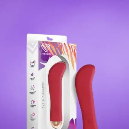 Latetobed Ragon - Akkus csiklóizgató  (piros)