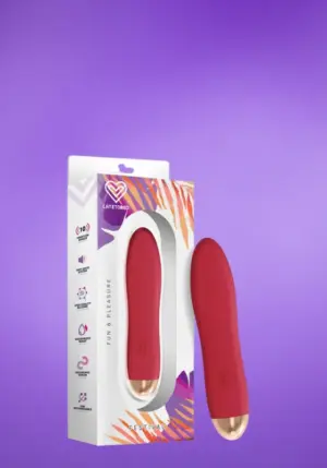 Latetobed Dawel - Akkus csiklóizgató (piros)