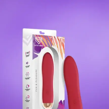 Latetobed Dawel - Akkus csiklóizgató (piros)