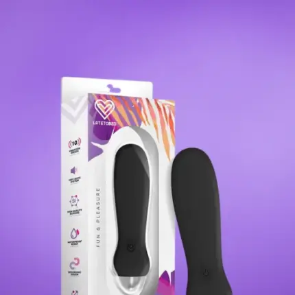 Latetobed Luxo - Akkus csiklóizgató (fekete)