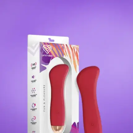 Latetobed Phana - Akkus csiklóizgató (piros)