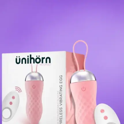 Ünihörn Brightpeach - Akkus vibrációs tojás (barack)