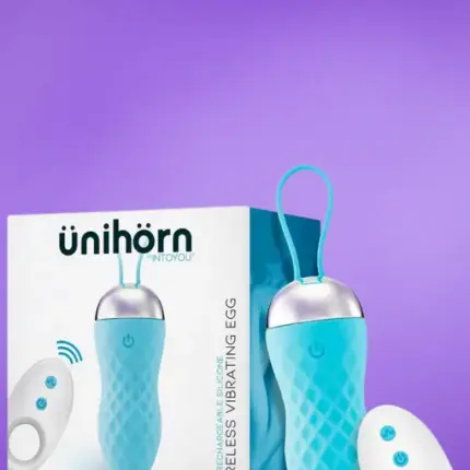 Ünihörn Brightocean - Akkus vibrációs tojás (kék)