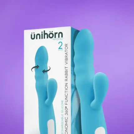 Ünihörn Brightsky - Akkus rotáló csiklókaros vibrátor (kék)