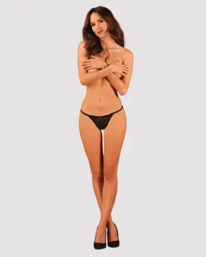 Obsessive Celia Noir - Fekete bugyi XL/2XL - Image 3