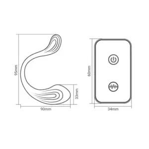 Intoyou Herrules Nami - Akkus távirányítós tojás (fekete) - Image 5