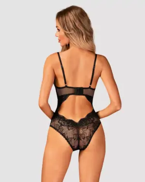 Obsessive Olvidia - Fekete csipke body M/L - Image 2