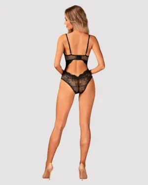 Obsessive Olvidia - Fekete csipke body M/L - Image 4