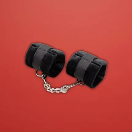 Fetish Intoyou - Puha bilincs tépőzárral (fekete)