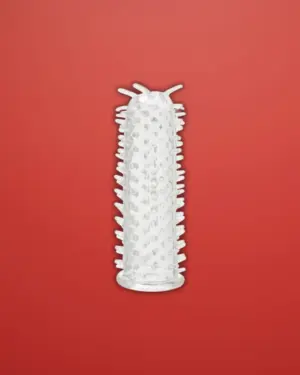 Toyjoy Seduction - Rücskös péniszköpeny (áttetsző)