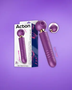 Action No. TwentyTwo - Akkus szívó-toló masszírozó