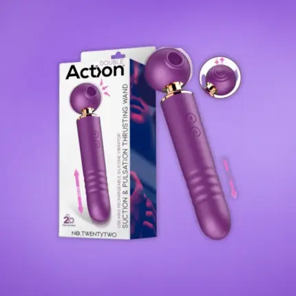 Action No. TwentyTwo - Akkus szívó-toló masszírozó