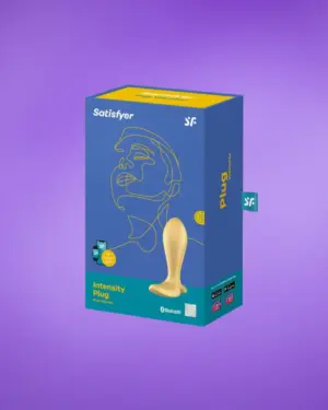 Satisfyer Intensity - Appos vibrációs análdugó (arany)