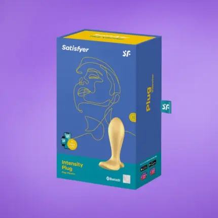 Satisfyer Intensity - Appos vibrációs análdugó (arany)