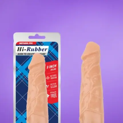 Chisa Hi Rubber 9" - Élethű vibrátor (23,5cm)
