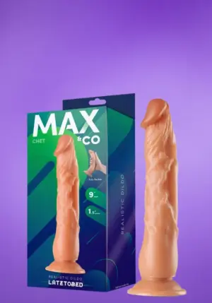 Max&Co Chet - Élethű dildó (23cm)