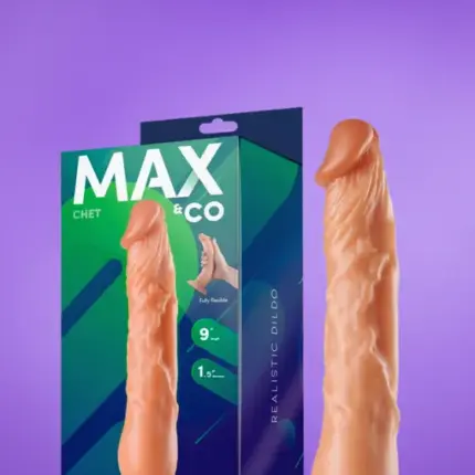 Max&Co Chet - Élethű dildó (23cm)