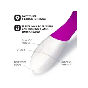 LELO Mona Wave - Vízálló G-pont vibrátor (lila) - Image 4