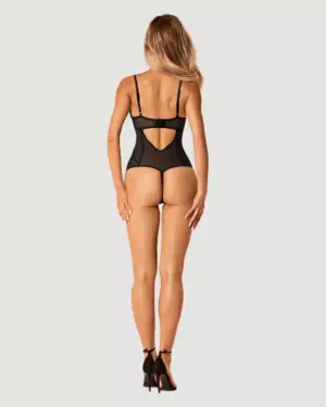 Obsessive Serena Love - Alul nyitott csipkés body - Image 4