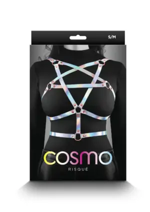 Cosmo Harness Risque - Szivárványos hám - Image 4