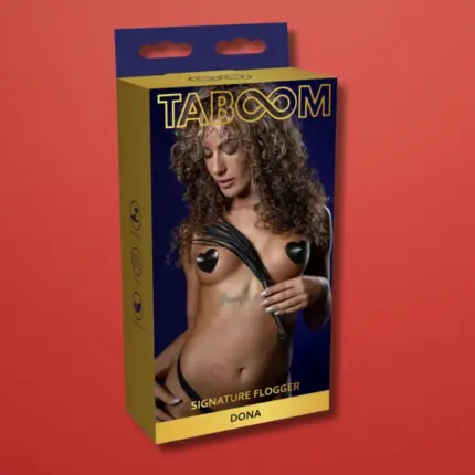 Taboom - Korbács fém markolattal (rose-gold)