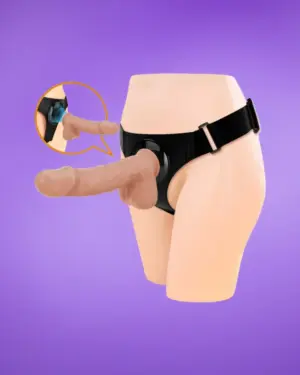 Pretty Love Jerry - Felcsatolható dildó hámmal