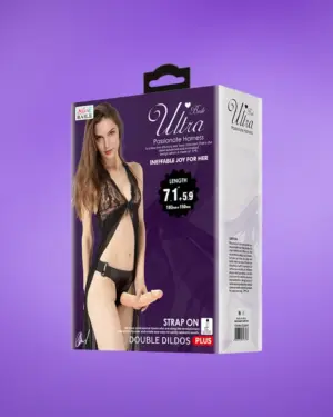 Baile - Dupla felcsatolható dildó (18-15cm)