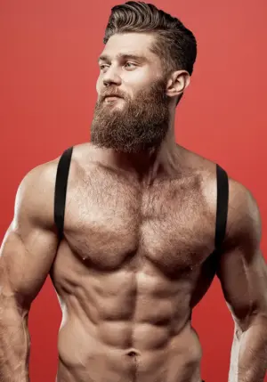 Fetish Submissive - Férfi hám (fekete)