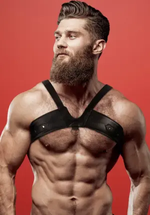 Fetish - Férfi hám (fekete)