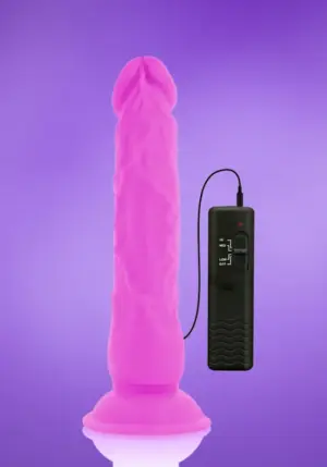Diversia - Távirányítós flexibilis dildó (lila) - 21 cm