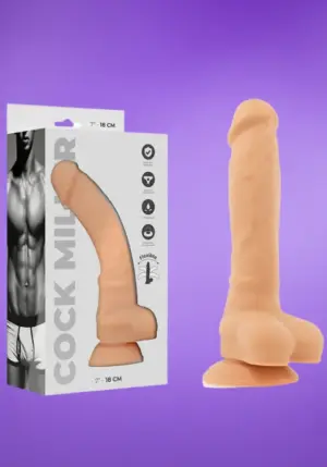 Cock Miller 7" - Realisztikus dildó (18cm) - natúr