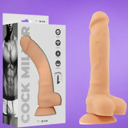 Cock Miller 7" - Realisztikus dildó (18cm) - natúr