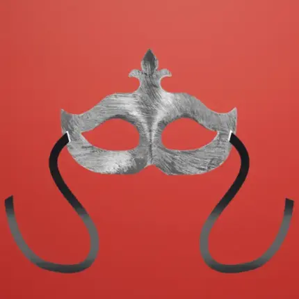 Ohmama - Velencei szemmaszk (ezüstözött)