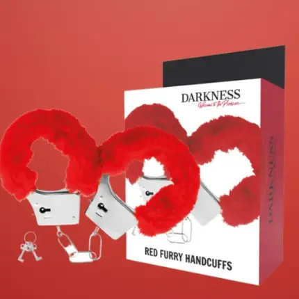 Darkness - Plüss bilincs (piros)