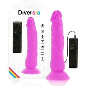 Diversia - Távirányítós flexibilis dildó (lila) - 21 cm - Image 4