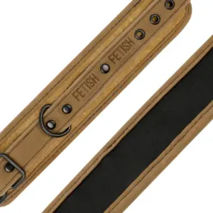 Fetish Submissive - Bilincs lánccal (barna) - Image 4