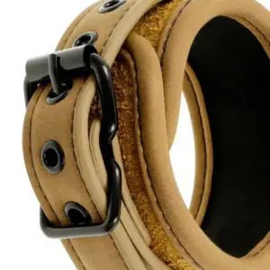 Fetish Submissive - Bilincs lánccal (barna) - Image 5