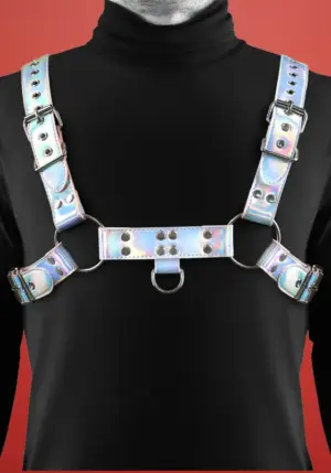 Cosmo Harness Dare - Szivárványos férfi hám