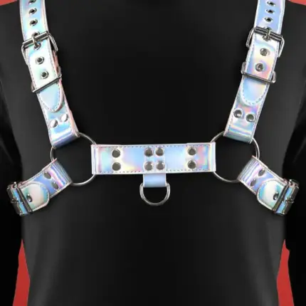 Cosmo Harness Dare - Szivárványos férfi hám