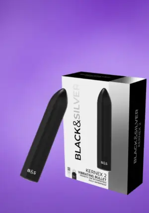 Black&Silver Kernex 2 - Akkus rúdvibrátor (fekete)