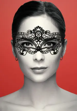 Coquette - Csipke maszk (fekete)